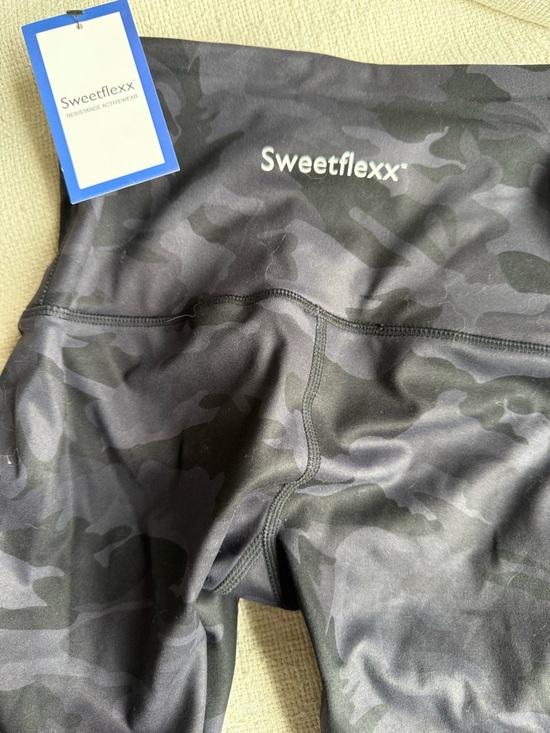 Sweetflexx Pants - Sweetflexx Black Camo High-Waist Leggings Resistance Actiewear